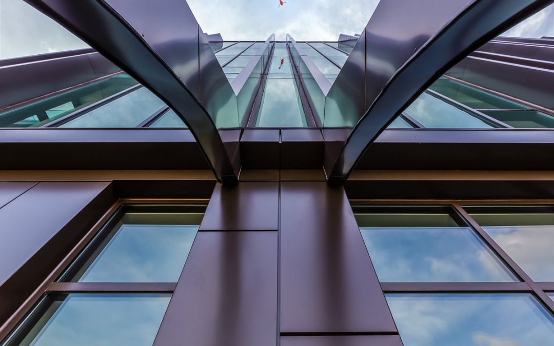 Glass and steel structure slides into iconic Boston church