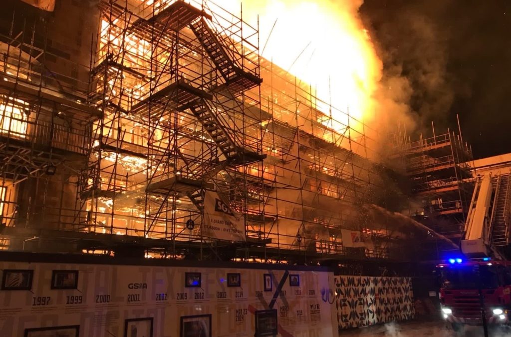 Sections of the Glasgow School of Art to be “dismantled” this week
