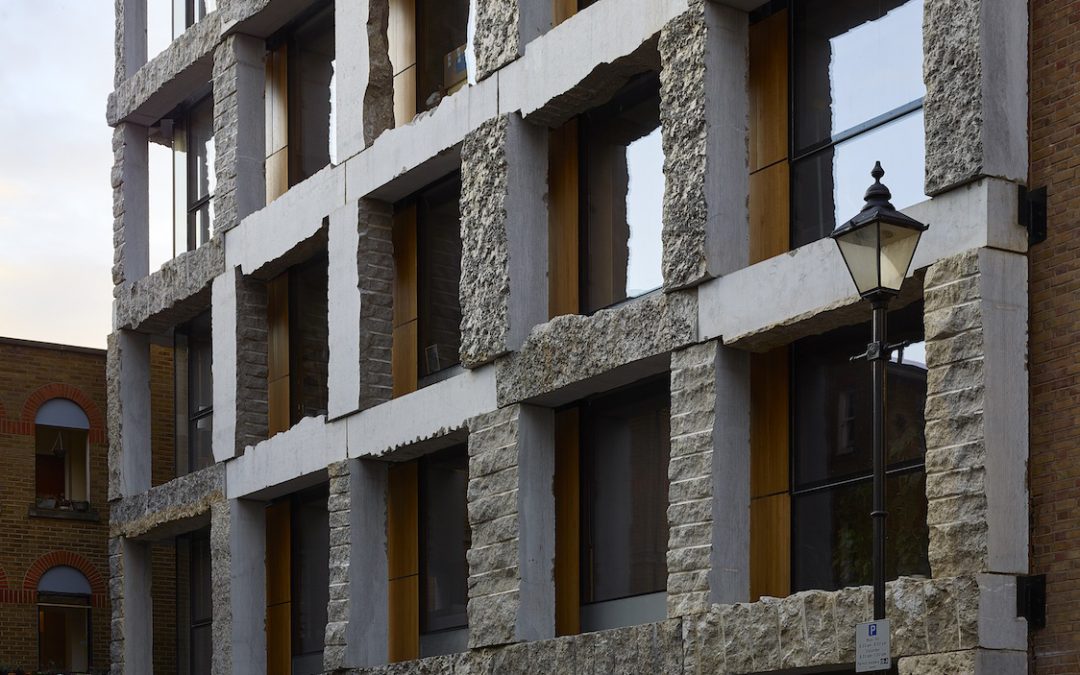 Limestone load-bearing exoskeleton spawns outrage in London
